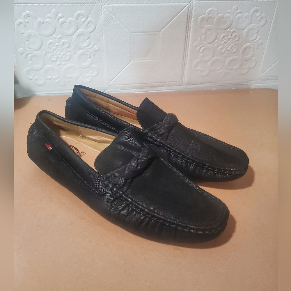 Phat Farm Black Loafers classic Size 8.5